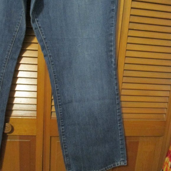 Venezia jeans Rigid Bootcut denim blue jeans with stretch like new size 26W - Picture 4 of 7